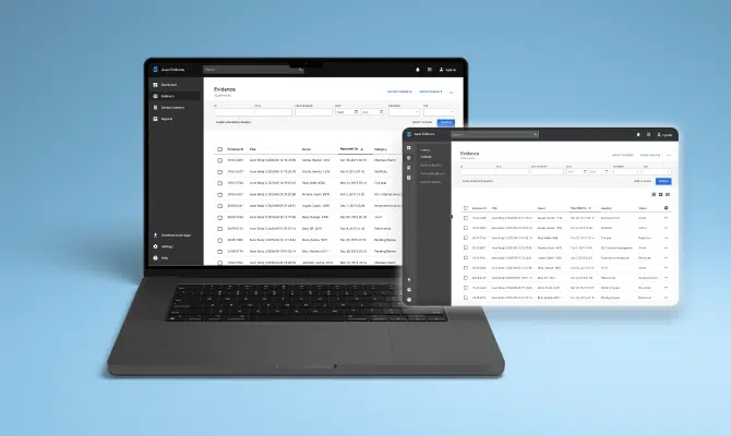 Axon Evidence.com Navigation
